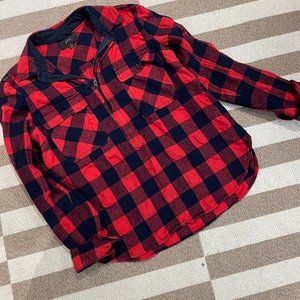 j crew buffalo check shirt jacket